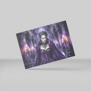 raxxa Postkarte: Vampire Queen in Gothic Castle