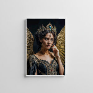 raxxa Glas-Magnet: Golden Winged Dark Angel Queen