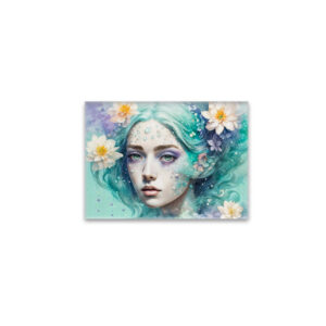 raxxa Glas-Magnet: Water Nymph with Lotus Flowers