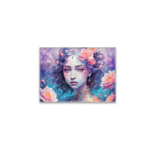 raxxa Glas-Magnet: Flower Fairy with Blue Hair