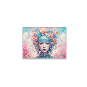 raxxa Glas-Magnet: Flower Fairy with Blue Hair
