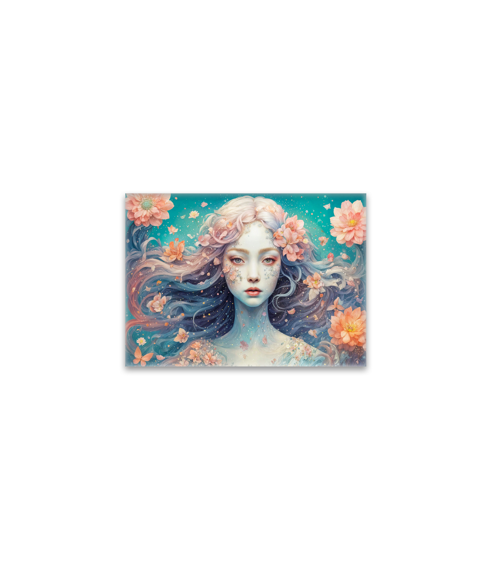 raxxa Glas-Magnet: Enchanted Flower Nymph in Bloom