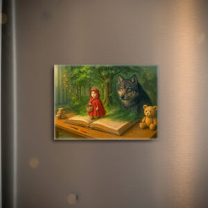raxxa Glas-Magnet: Red Riding Hood in magical kids room