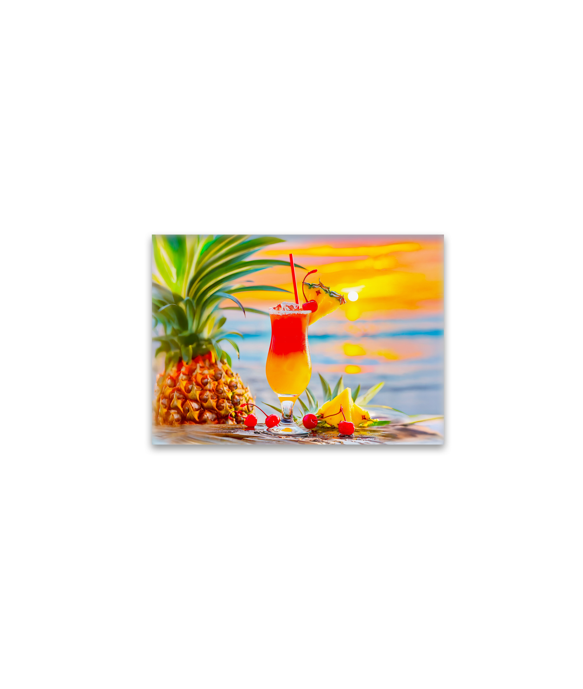 raxxa Glas-Magnet: Pina Colada Tropical Classic