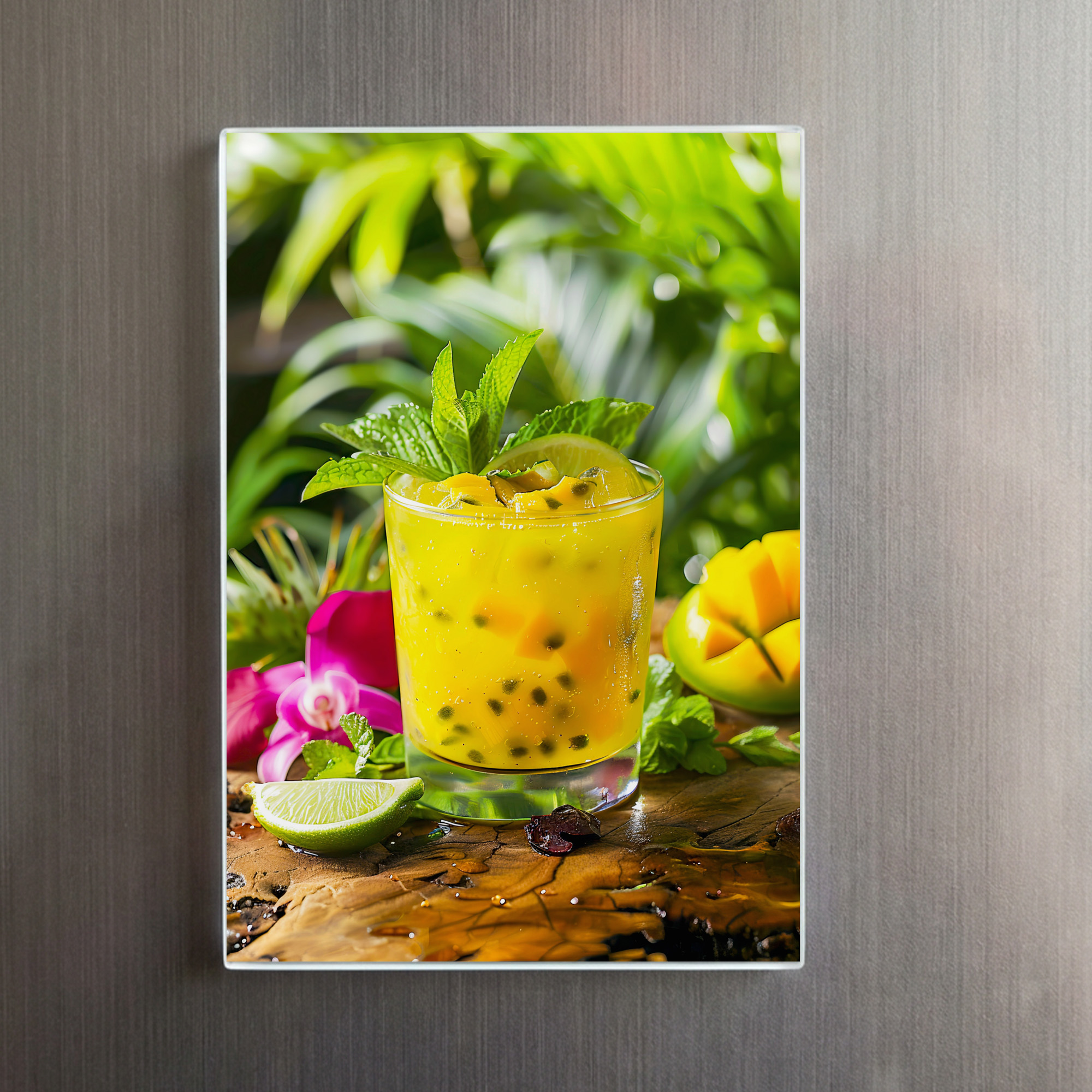 raxxa Glas-Magnet: Passion Fruit Mojito Yellow Drink - immagine 2