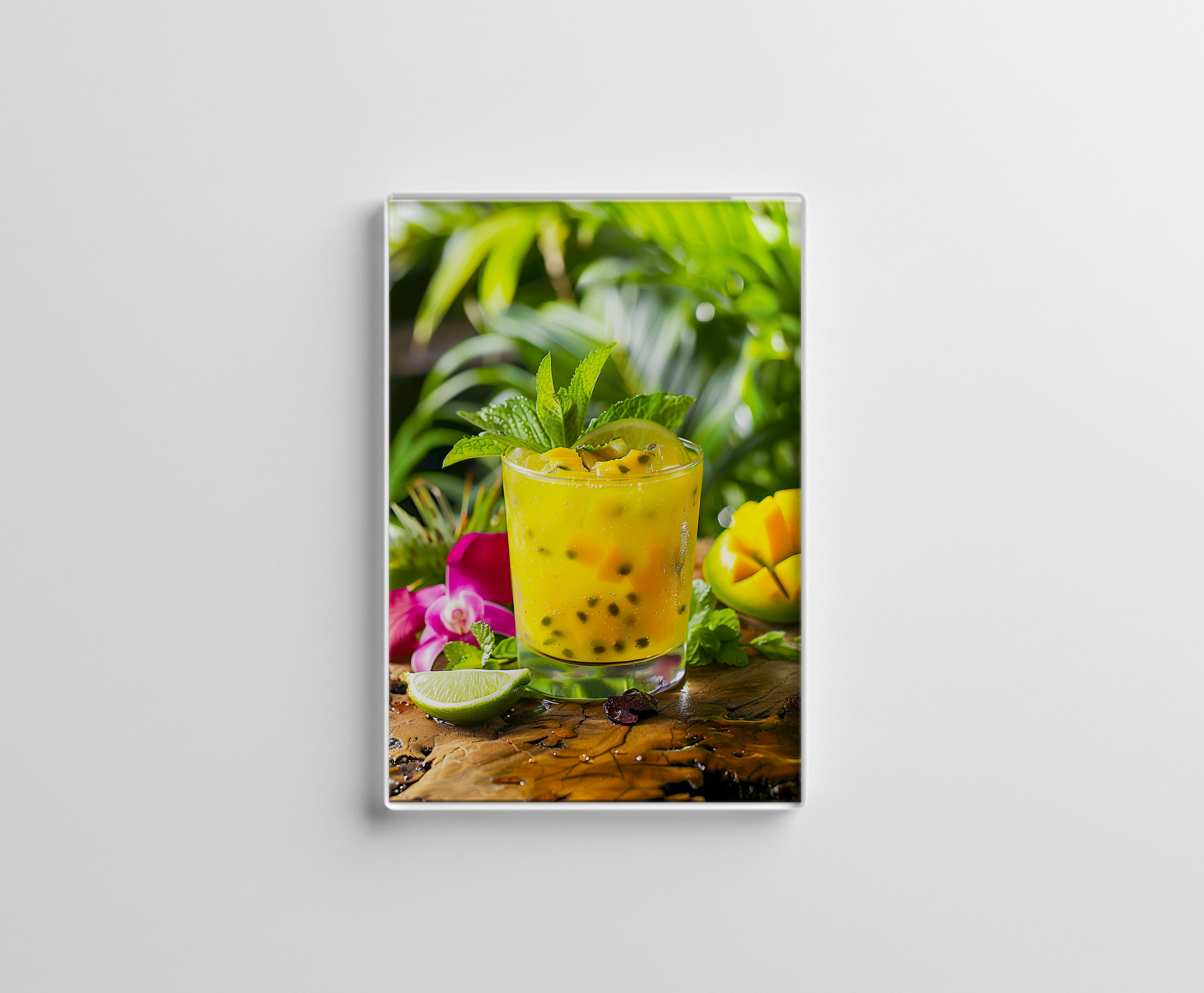 raxxa Glas-Magnet: Passion Fruit Mojito Yellow Drink
