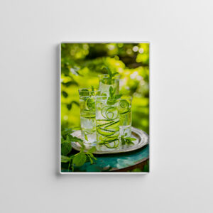 raxxa Glas-Magnet: Cucumber Mint Water Fresh Drink