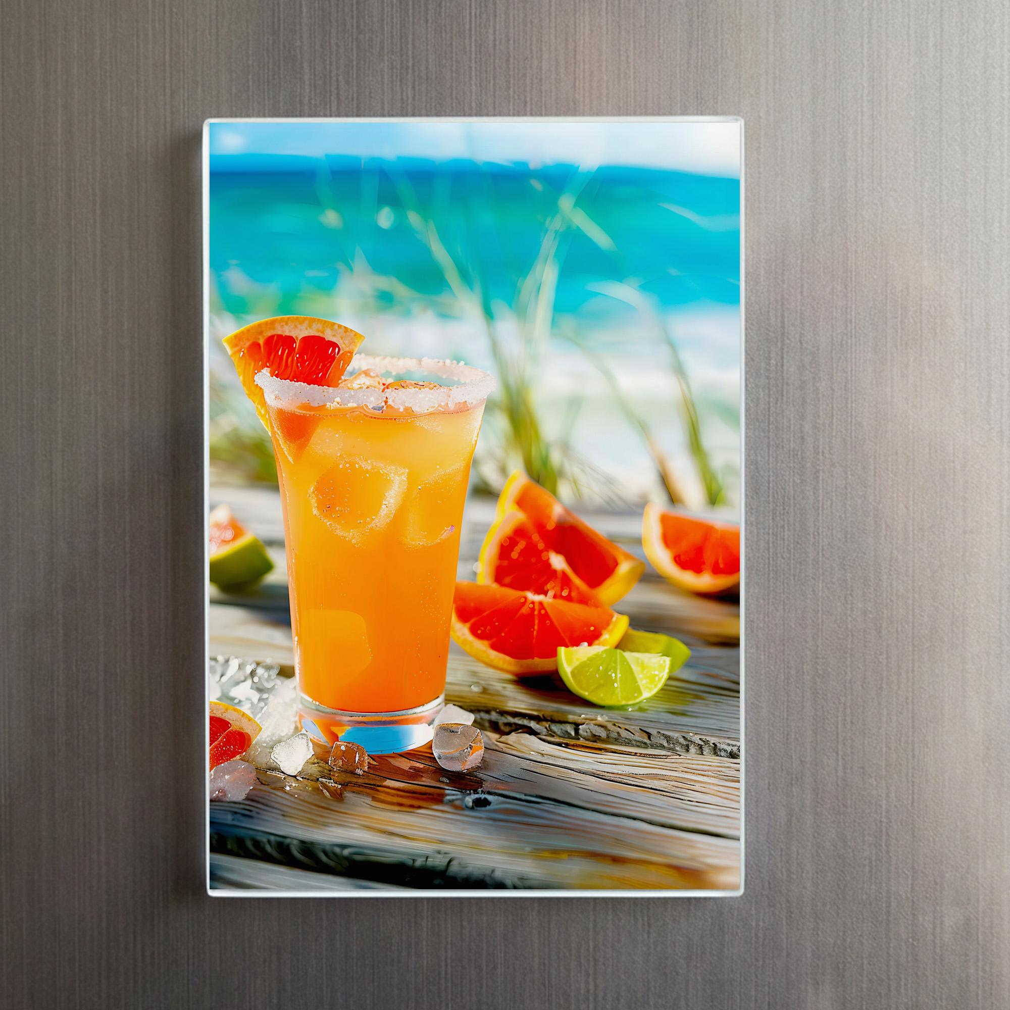 raxxa Glas-Magnet: Grapefruit Margarita Beach Drink - Image 2