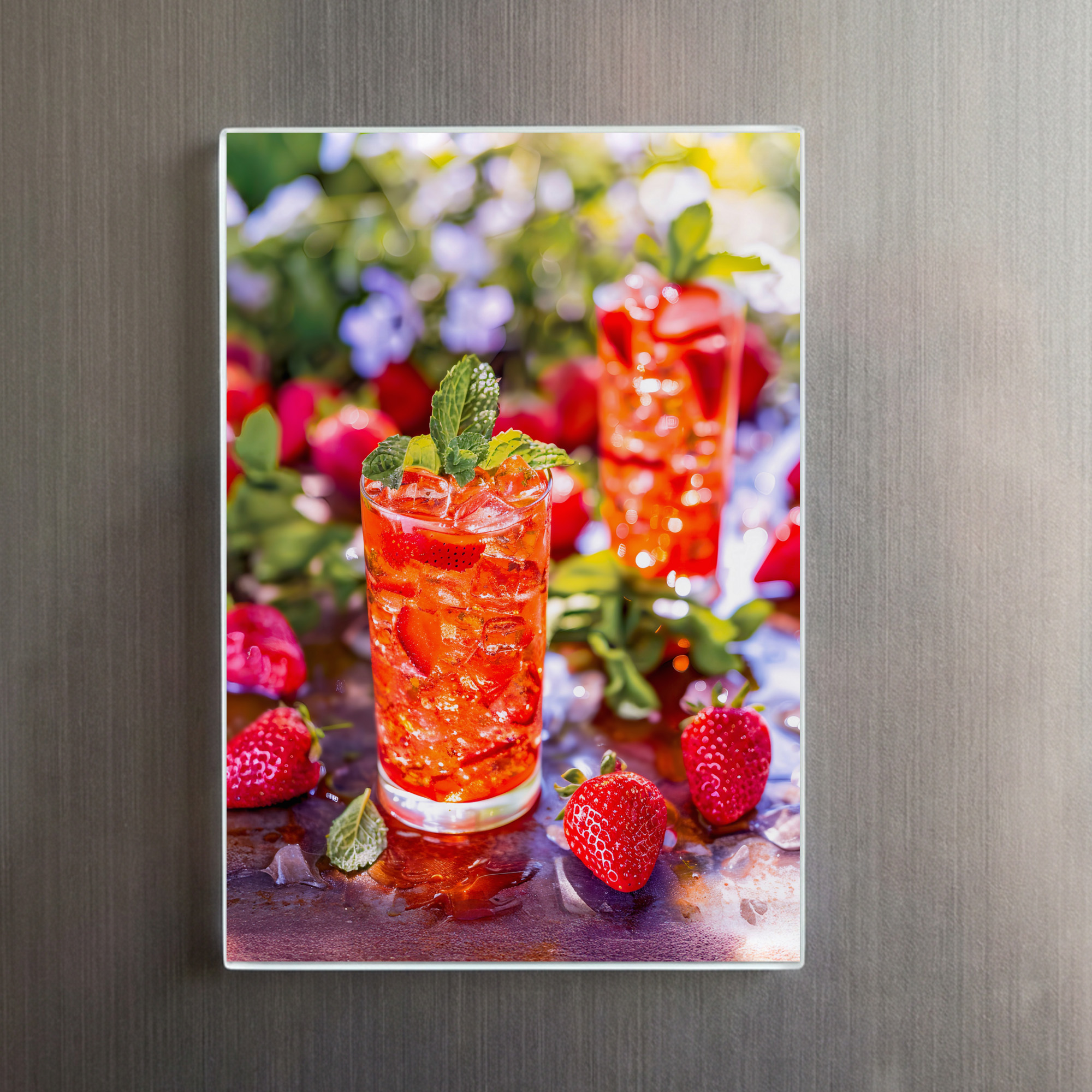 raxxa Glas-Magnet: Strawberry Daiquiri Summer Dream – Bild 2