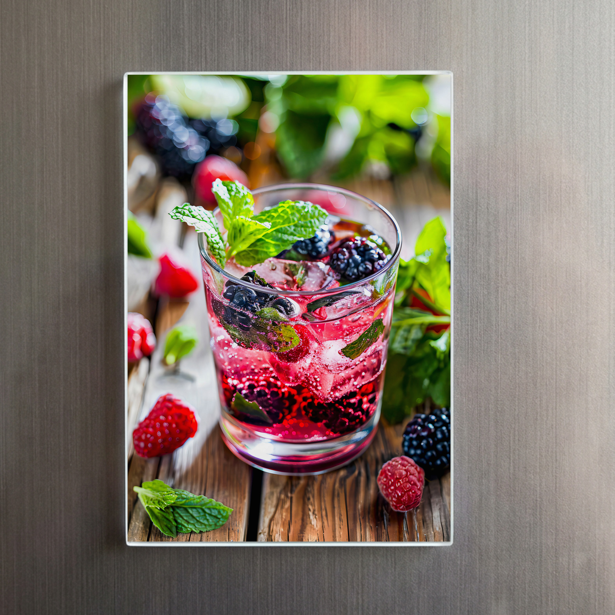 raxxa Glas-Magnet: Berry Gin Cocktail Fresh Mix - immagine 2