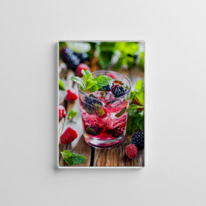 raxxa Glas-Magnet: Berry Gin Cocktail Fresh Mix