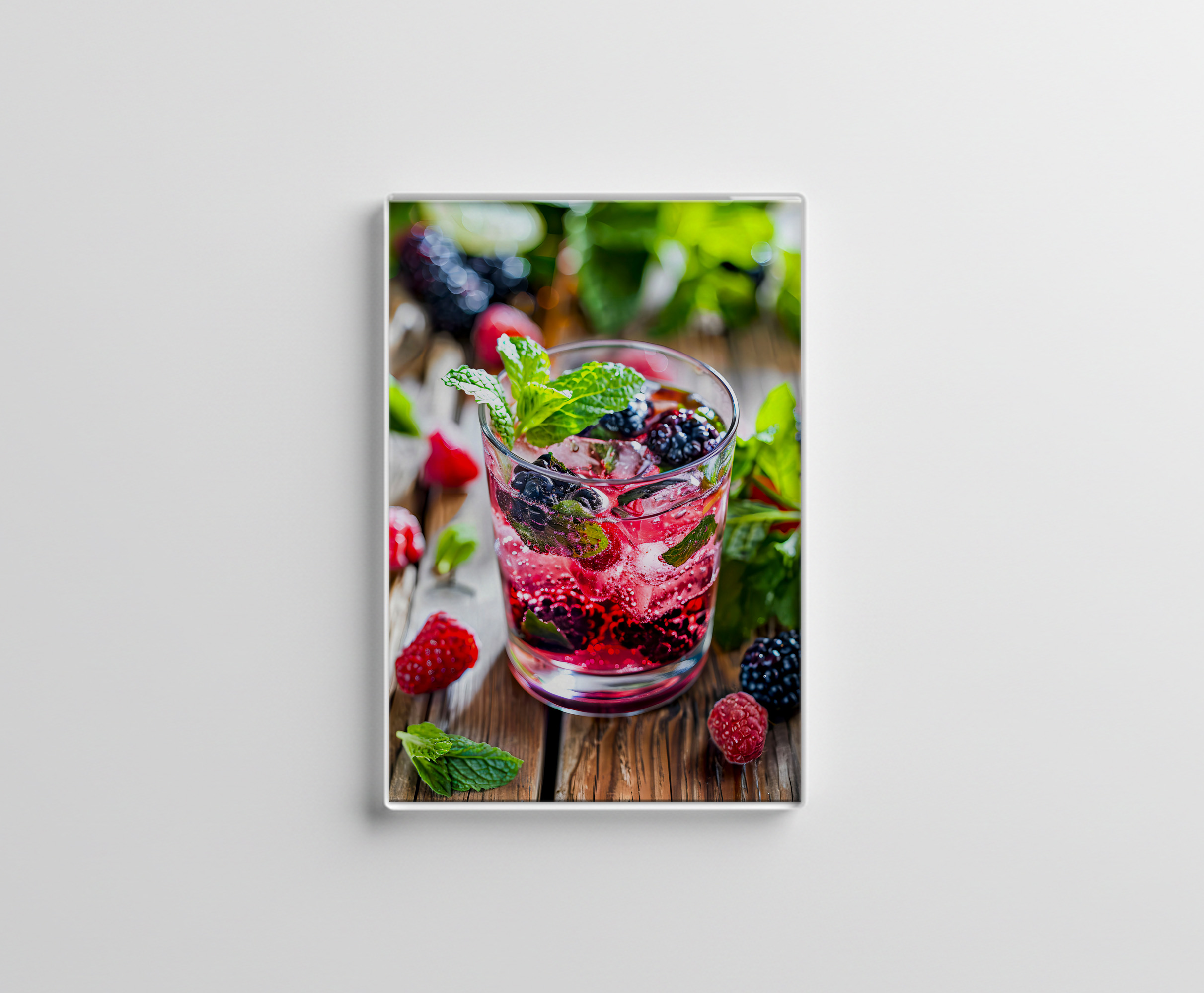 raxxa Glas-Magnet: Berry Gin Cocktail Fresh Mix