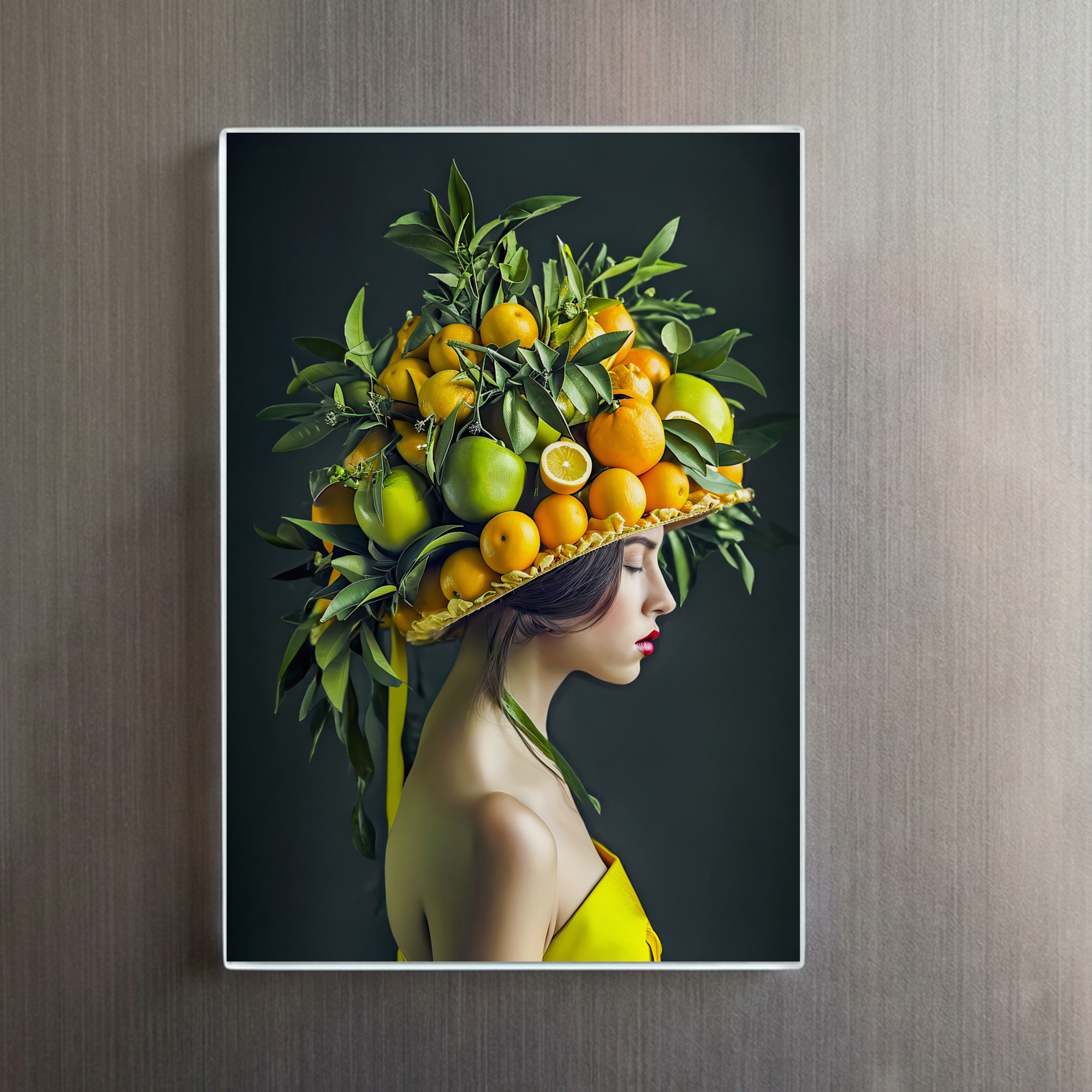 raxxa Glas-Magnet: Exotic Citrus Crown with Vibrant Colors – Bild 2