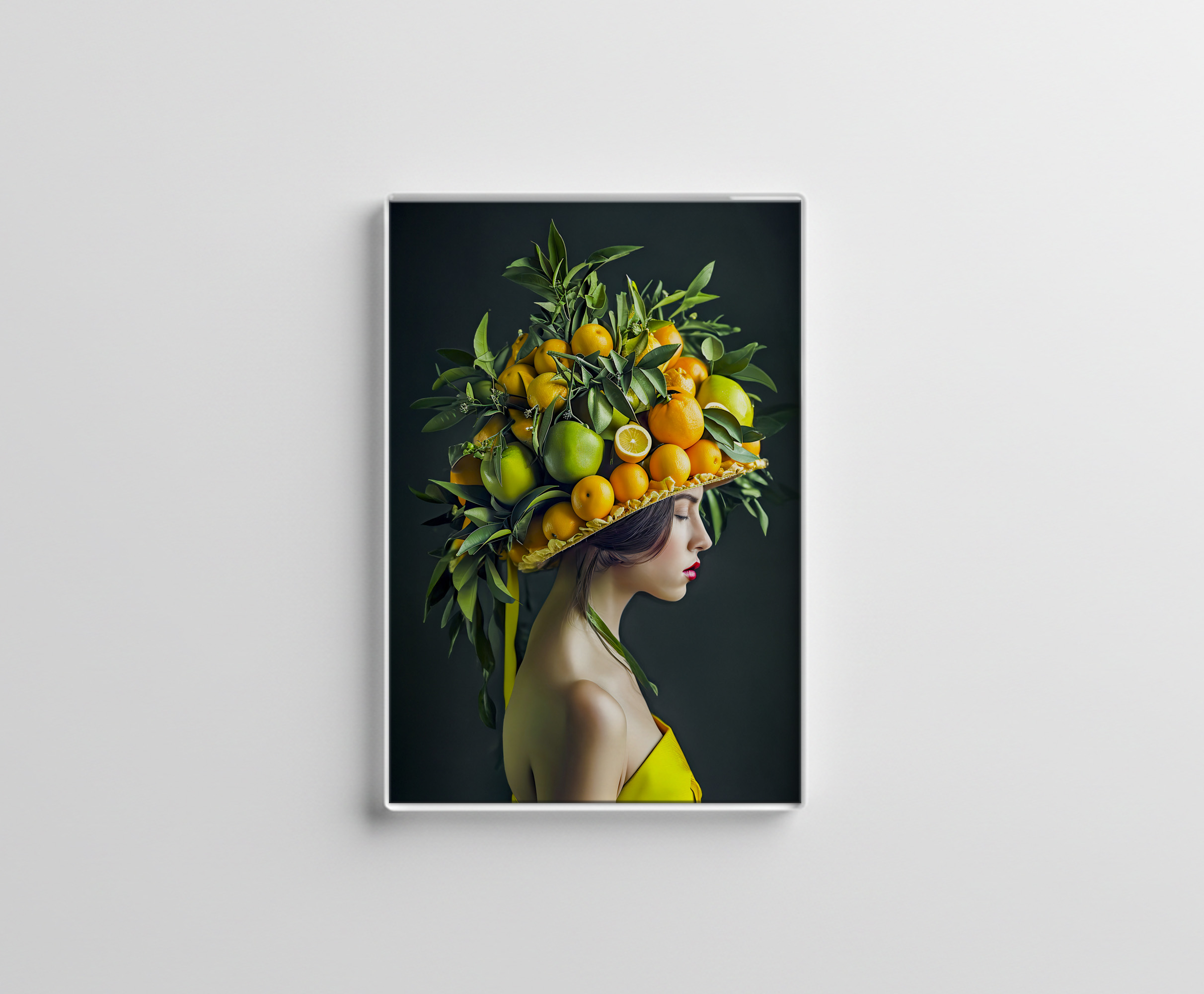 raxxa Glas-Magnet: Exotic Citrus Crown with Vibrant Colors