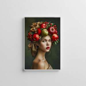 raxxa Glas-Magnet: Rustic Apple and Cherry Lady