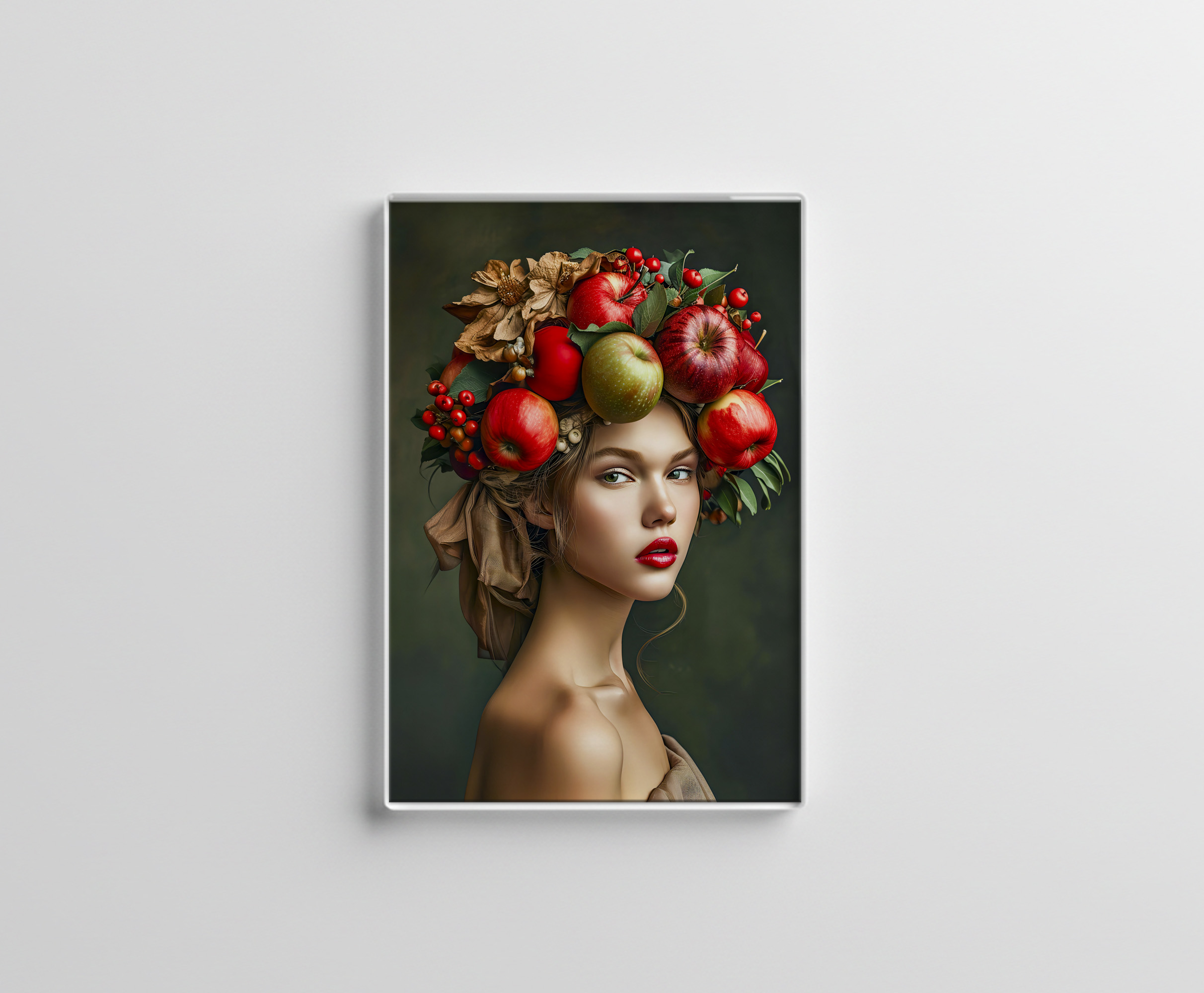 raxxa Glas-Magnet: Rustic Apple and Cherry Lady