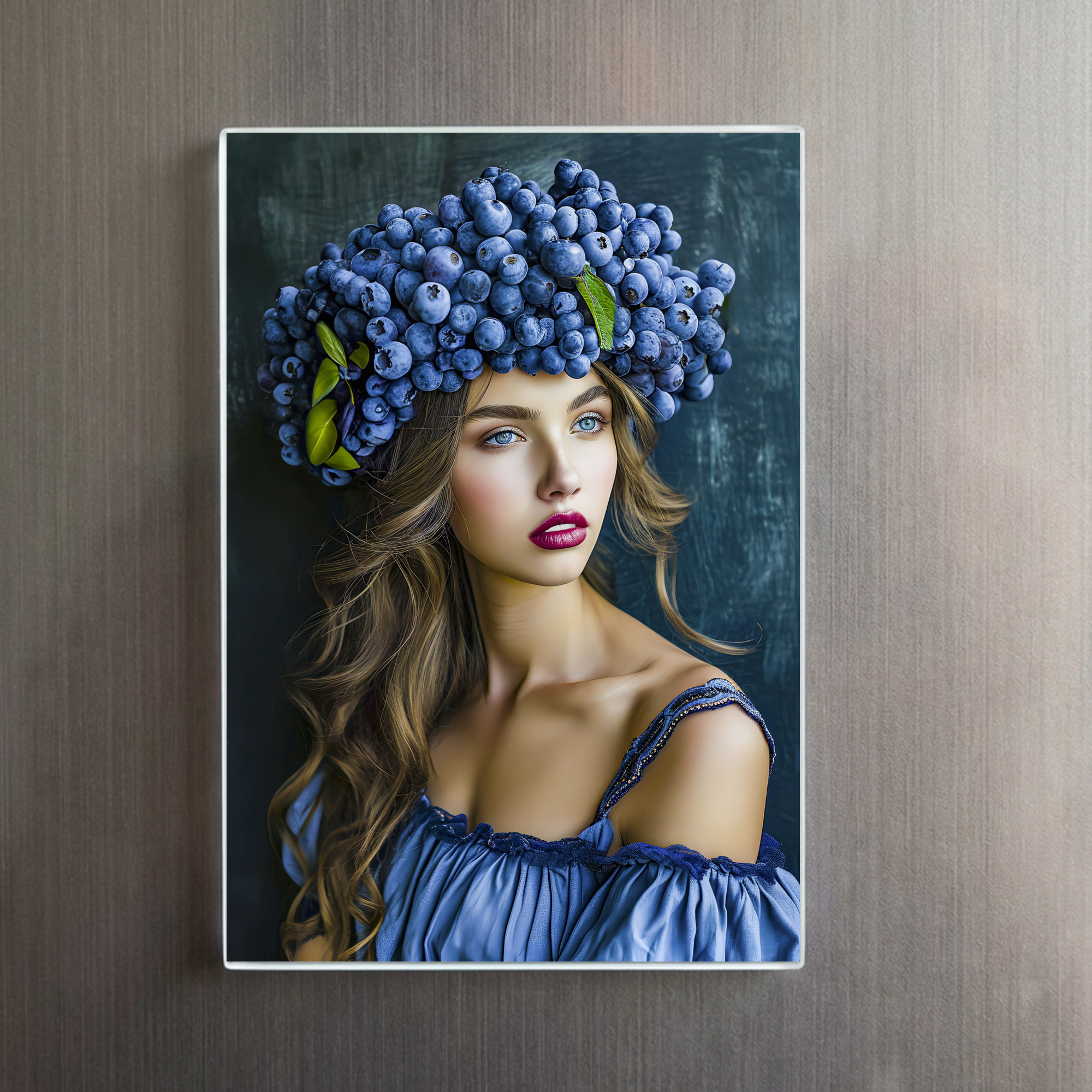 raxxa Glas-Magnet: Blueberry Princess in Royal Blue – Bild 2