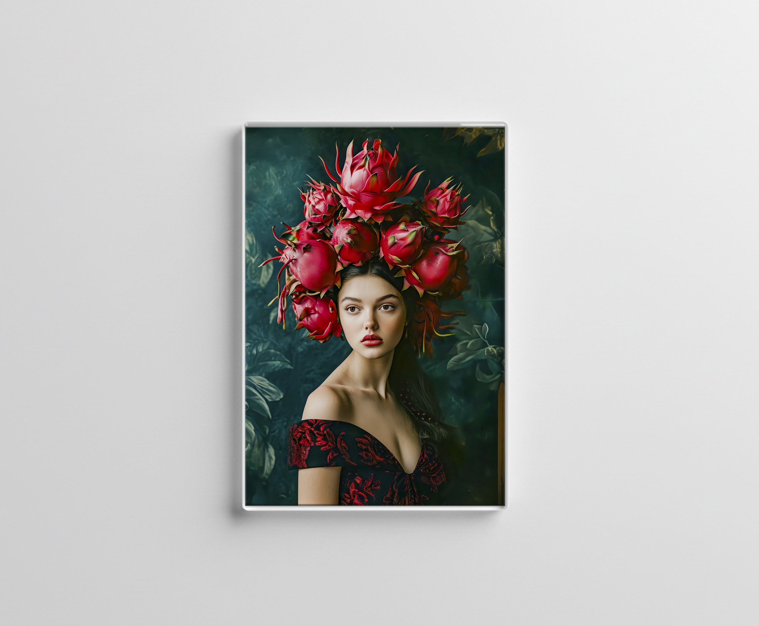 raxxa Glas-Magnet: Tropical Dragon Fruit Fashion Concept