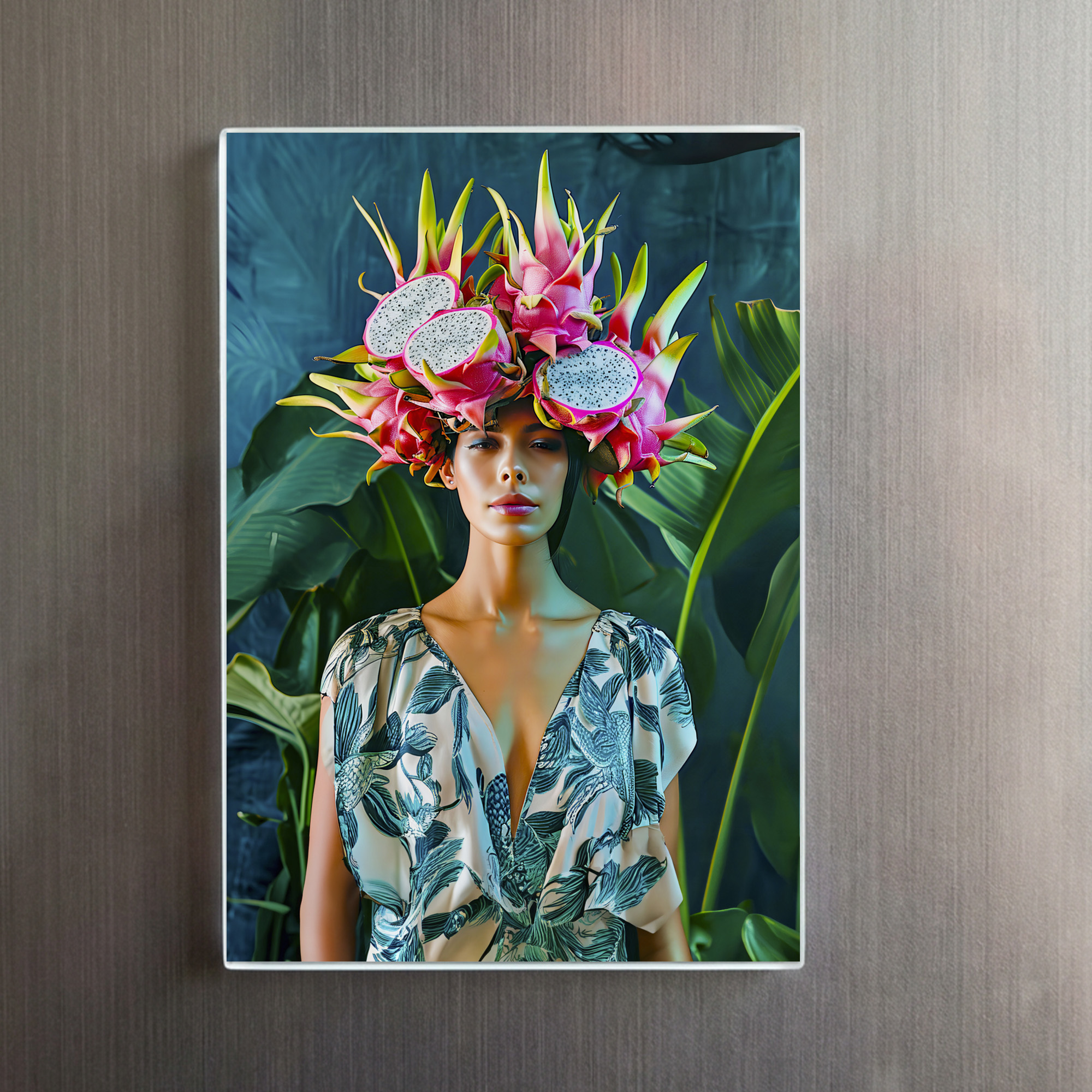 raxxa Glas-Magnet: Tropical Dragon Fruit Fashion Concept - Image 2
