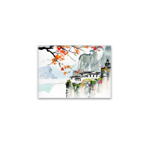 raxxa Glas-Magnet: Chinese Springtime in a Mountain Village
