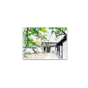 raxxa Glas-Magnet: Traditional Courtyard of a Chinese House