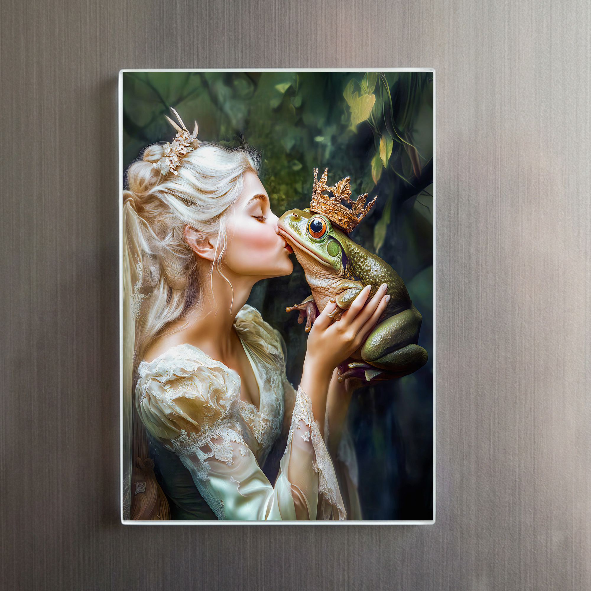raxxa Glas-Magnet: The Princess Kissing the Frog Prince - immagine 2
