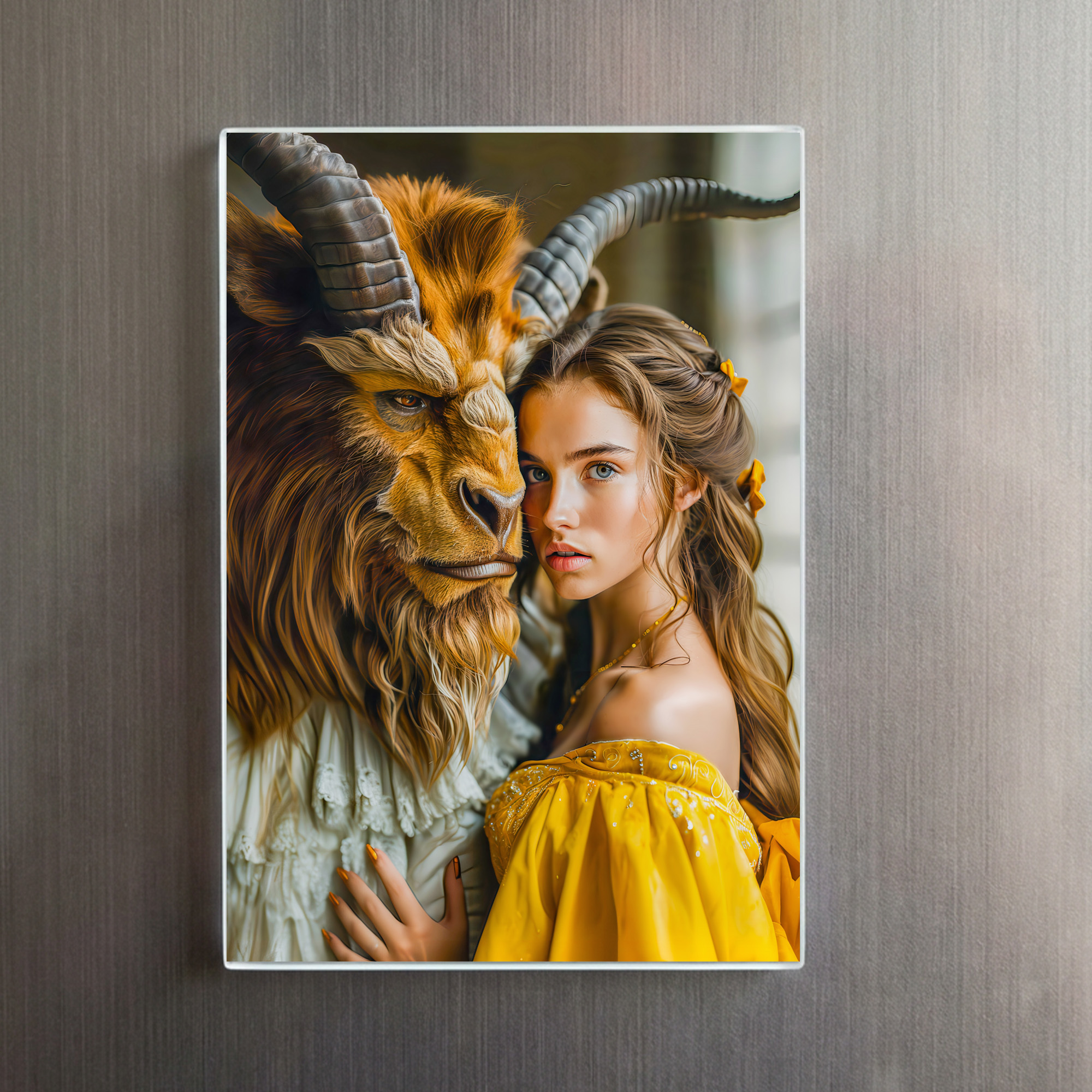 raxxa Glas-Magnet: Beauty and the Beast Fairy Tale Scene - immagine 2