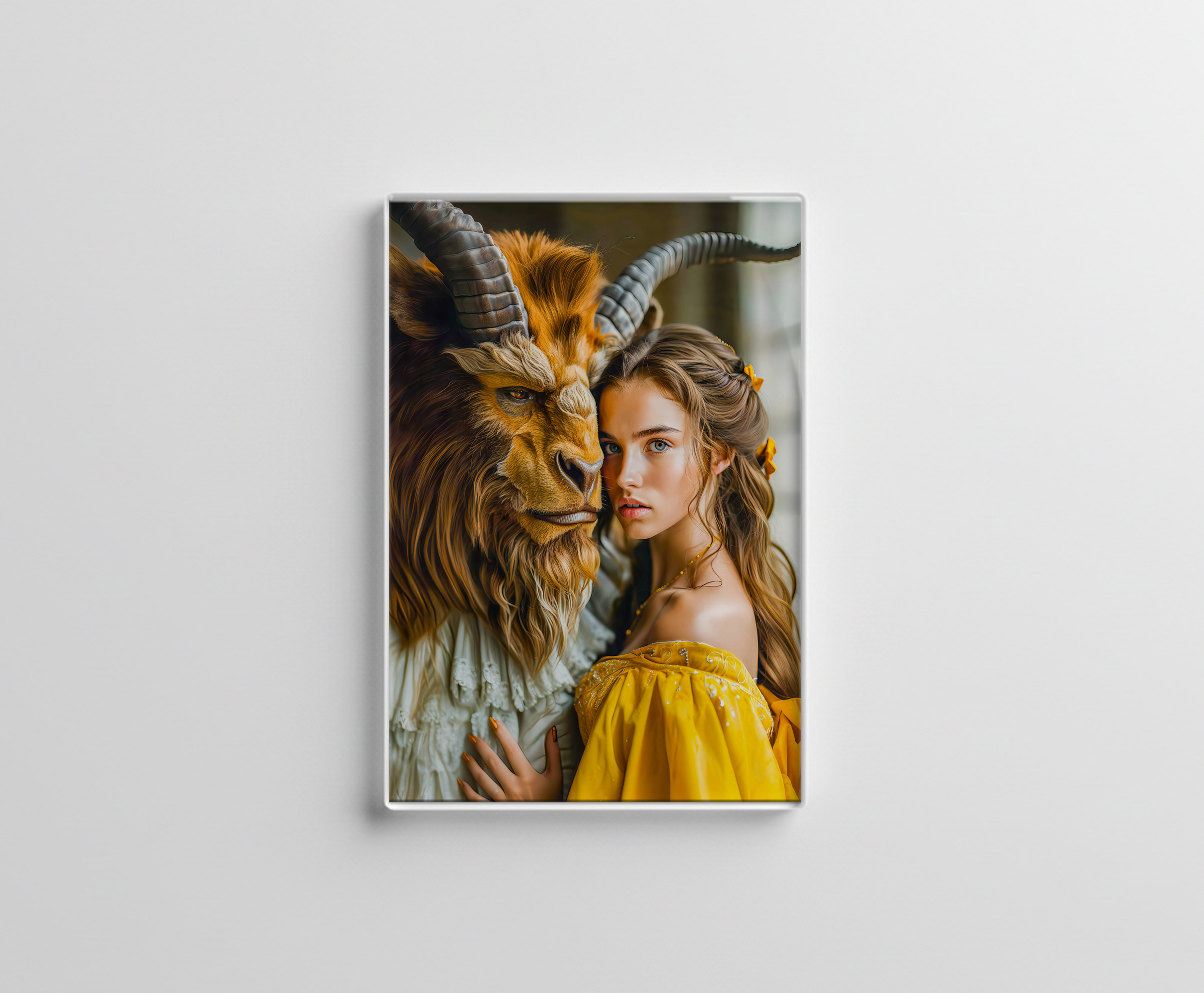 raxxa Glas-Magnet: Beauty and the Beast Fairy Tale Scene