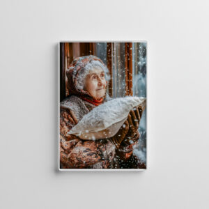 raxxa Glas-Magnet: Miss Holle Shaking Snow From the Sky