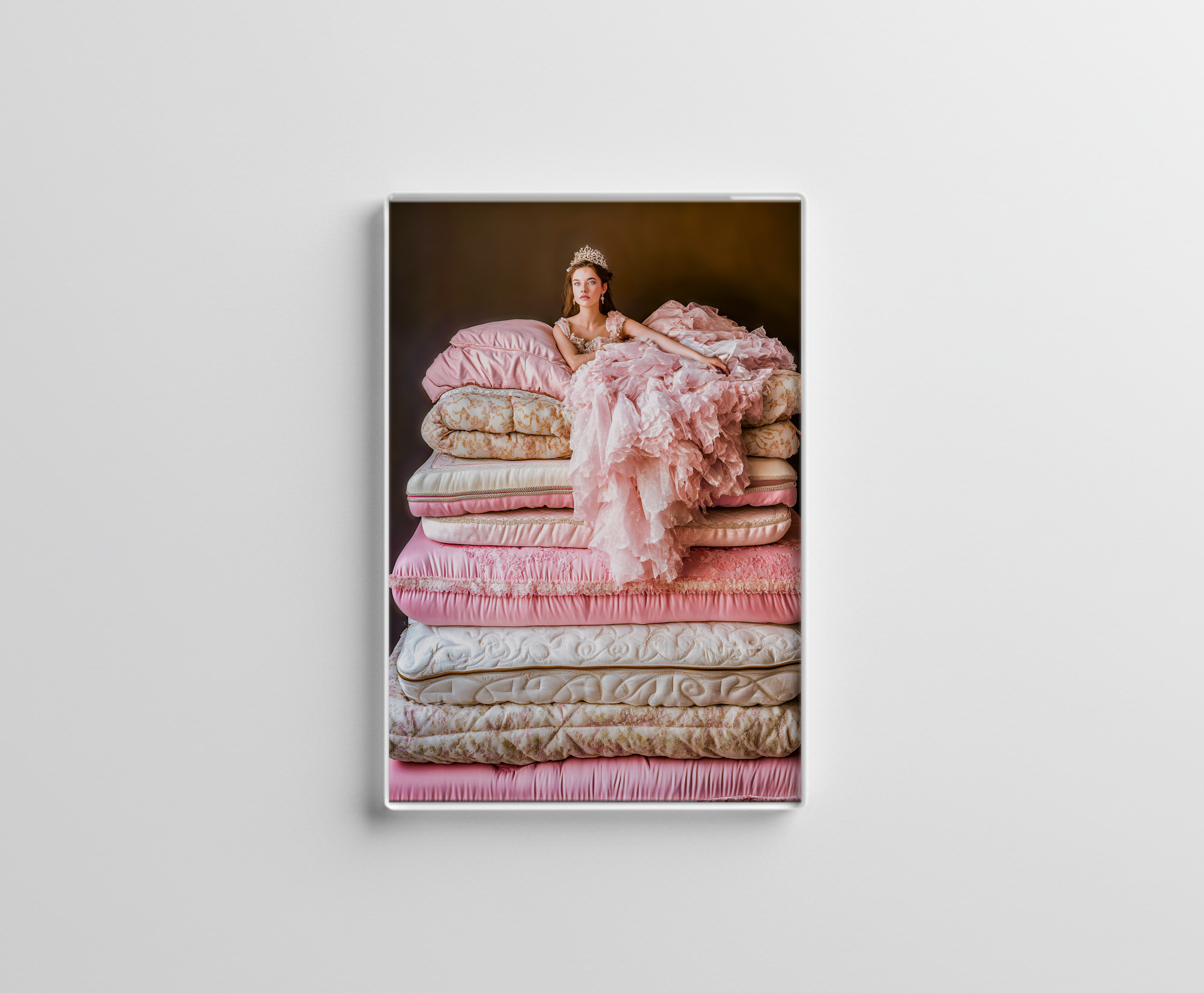 raxxa Glas-Magnet: The Princess and the Pea on Her Bed