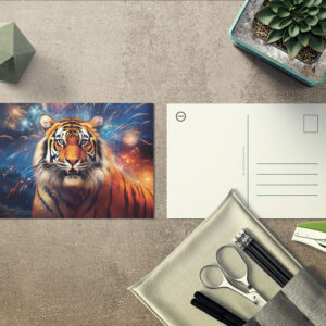raxxa Postkarte: Majestic Tiger Chinese Zodiac Artistry