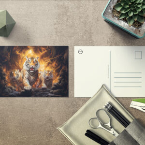 raxxa Postkarte: Majestic Tiger Chinese Zodiac Artistry