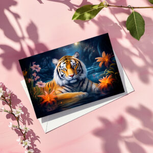 raxxa Postkarte: Majestic Tiger Chinese Zodiac Artistry