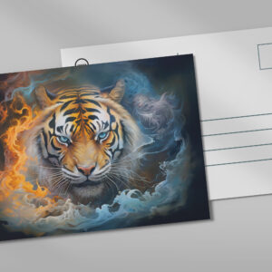 raxxa Postkarte: Majestic Tiger Chinese Zodiac Artistry