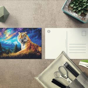 raxxa Postkarte: Majestic Tiger Chinese Zodiac Artistry