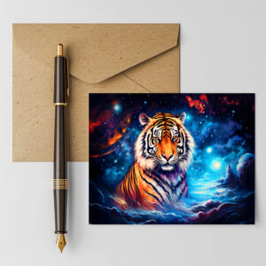 raxxa Postkarte: Majestic Tiger Chinese Zodiac Artistry