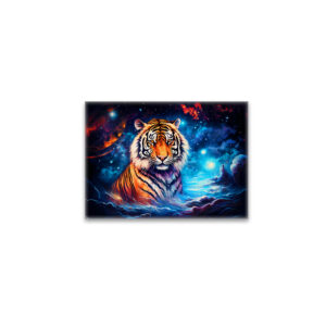 raxxa Glas-Magnet: Majestic Tiger Chinese Zodiac Artistry