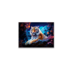 raxxa Glas-Magnet: Majestic Tiger Chinese Zodiac Artistry