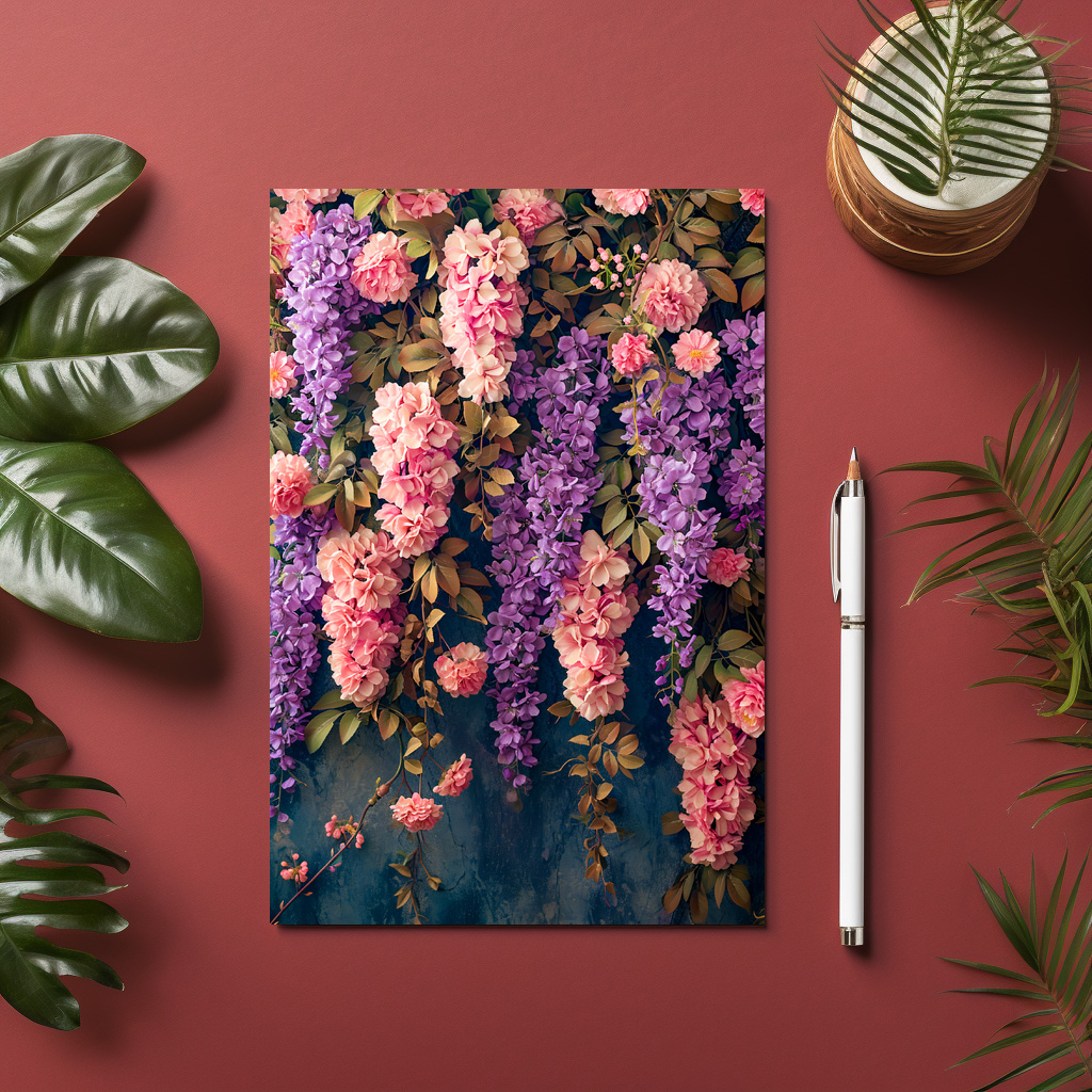 raxxa Postkarte: Wisteria Flower Cluster Still Life