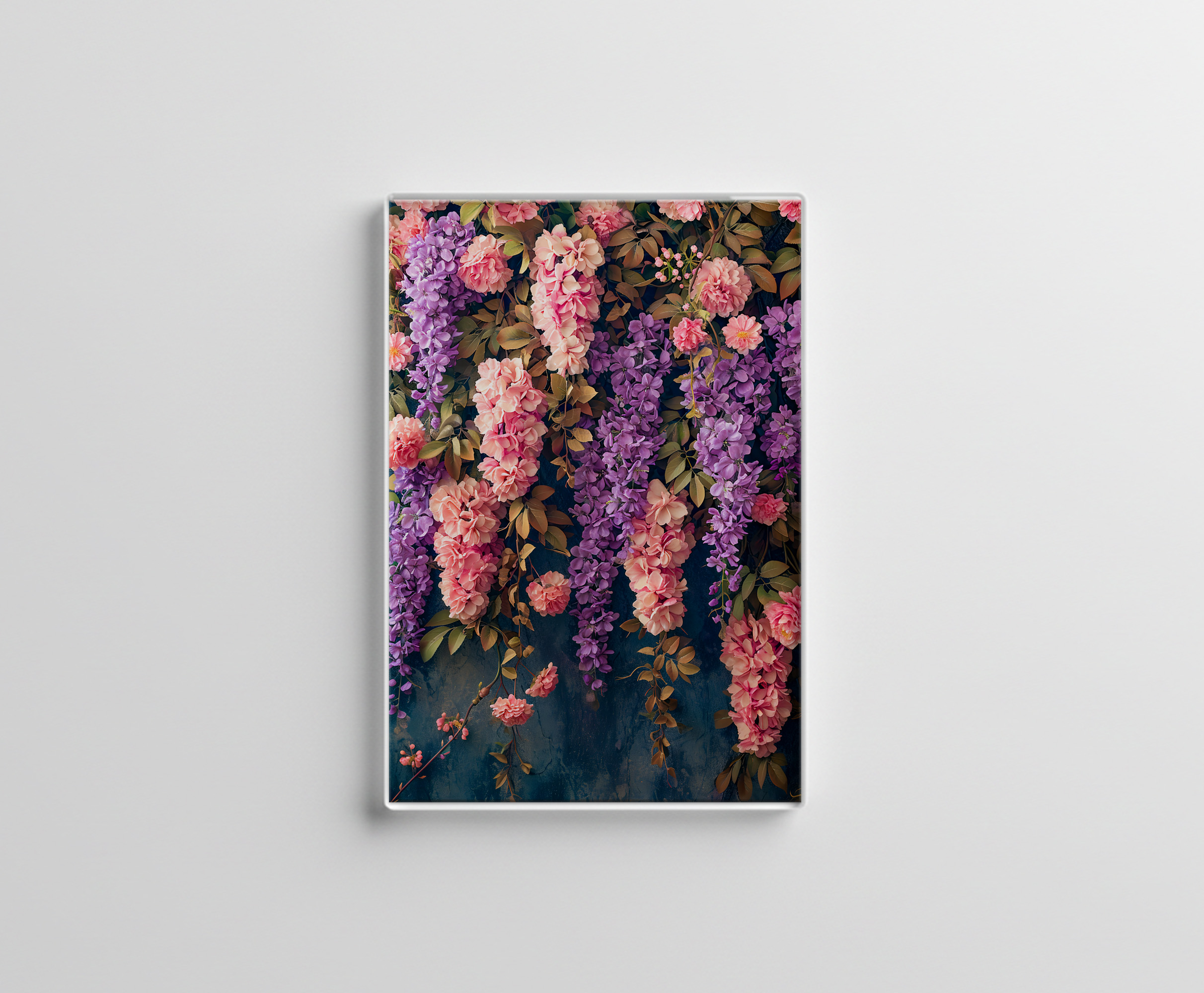 raxxa Glas-Magnet: Wisteria Flower Cluster Still Life