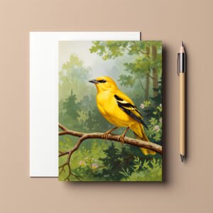 raxxa Postkarte: Priol - europäischer Vogel