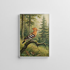 raxxa Glas-Magnet: Wiedehopf - europäischer Vogel