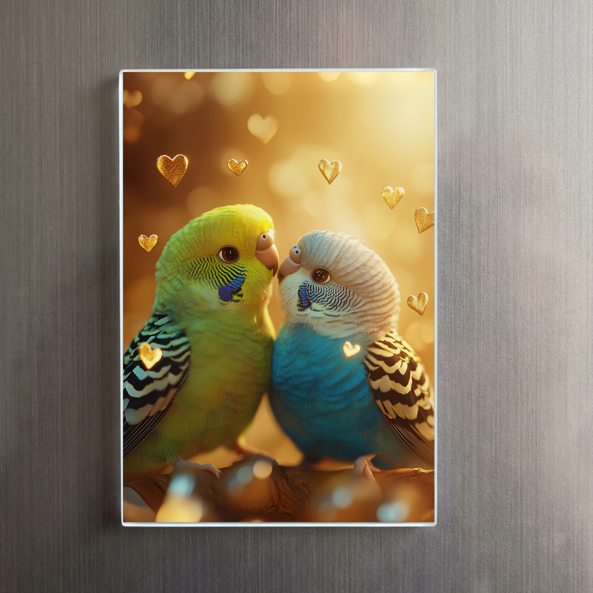 raxxa Glas-Magnet: Wellensittiche verliebt - Image 2