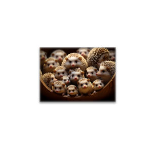 raxxa Glas-Magnet: Gruppenbild mit Igeln