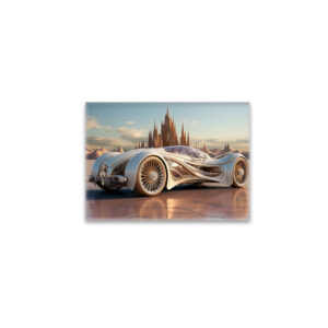 raxxa Glas-Magnet: Moderner Sportwagen in coolem Design