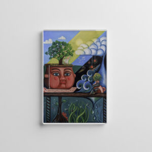 raxxa Glas-Magnet: Sonnentanz a. d. Reihe WELTEN