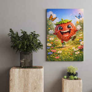 raxxa Canva: Funny Erbeere