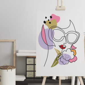 raxxa Canva: One line art