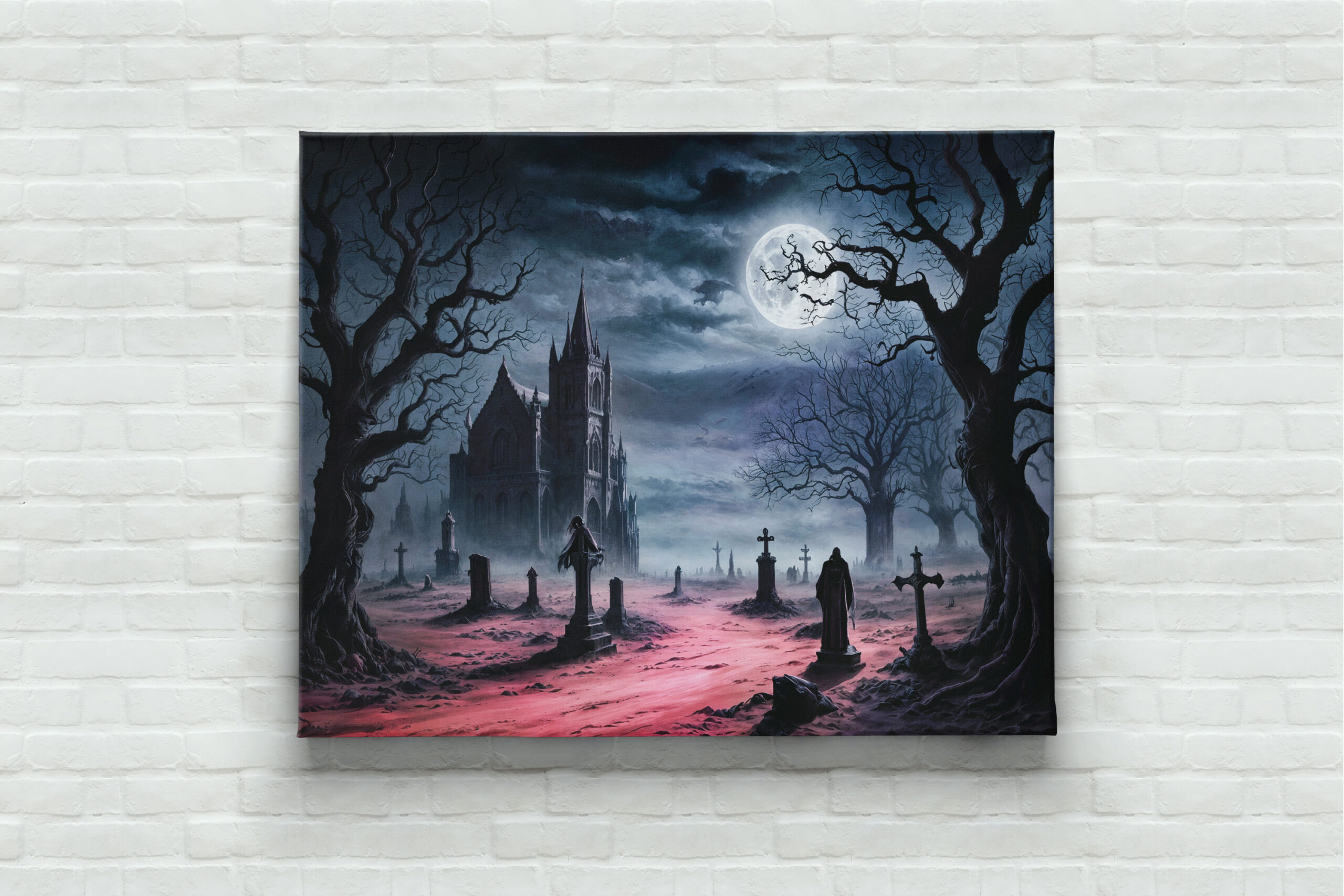 raxxa Canva: Gothic Graveyard Under Full Moon - Image 2