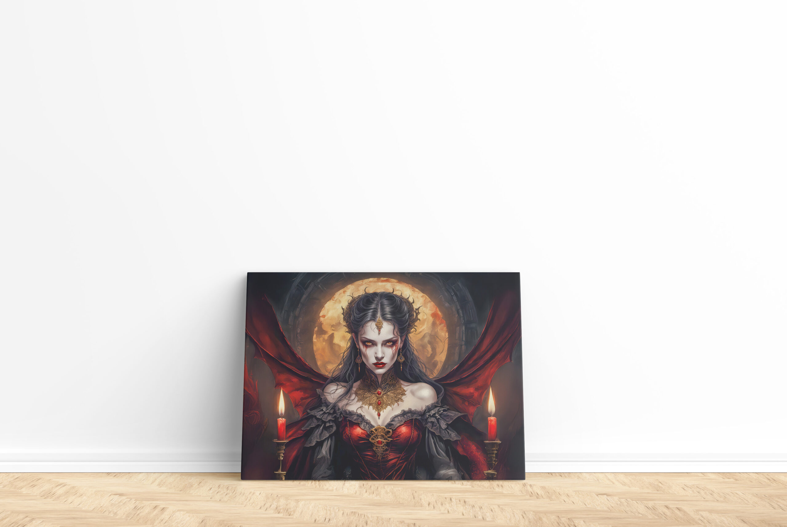 raxxa Canva: Vampire Queen Under Glowing Moon – Bild 2